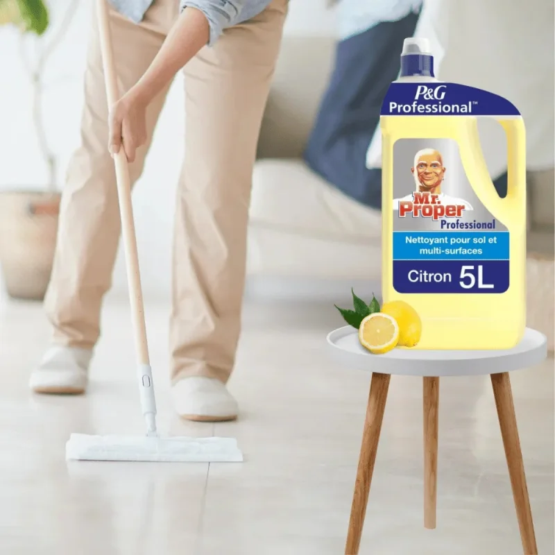MR PROPRE - Nettoyant sols et multi surfaces - Citron - 5 L