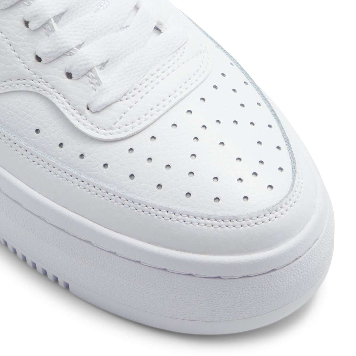 NIKE-Court vsn al-Baskets - Talon plat - Blanc