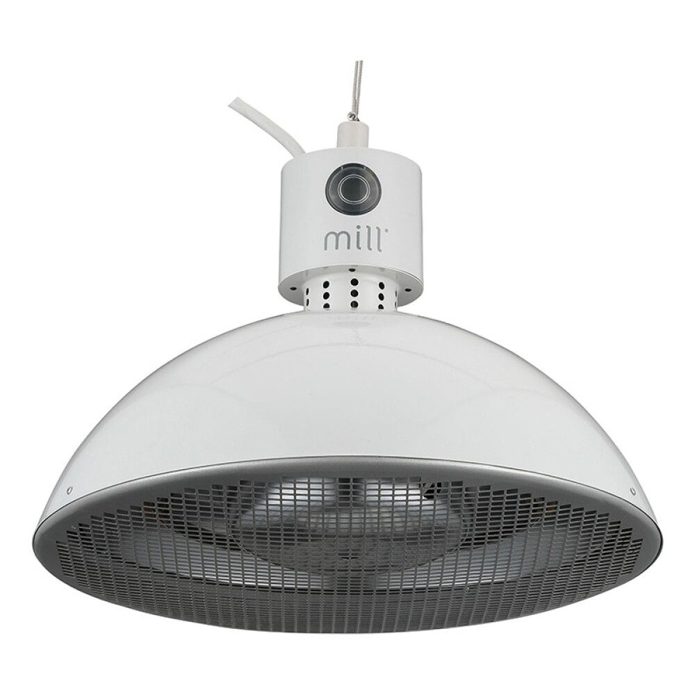 TERRASSEVARMER MILL JDB1500CL KARBON 1500W LYS GRÅ