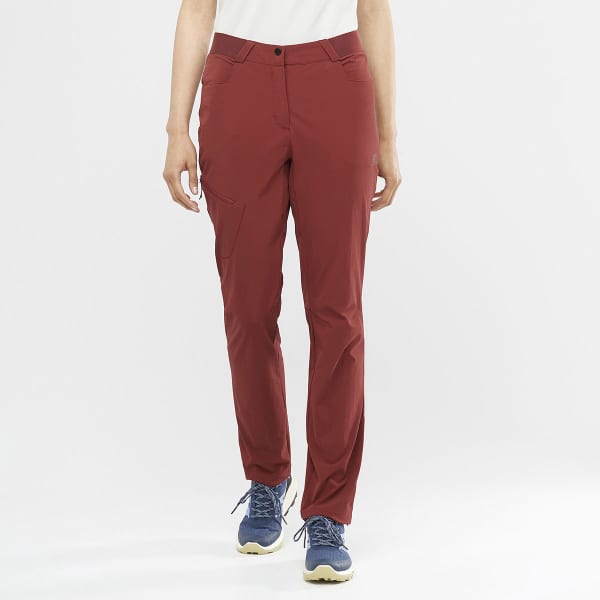 Pantalon randonnée SALOMON WAYFARER PANTS W CABERNET