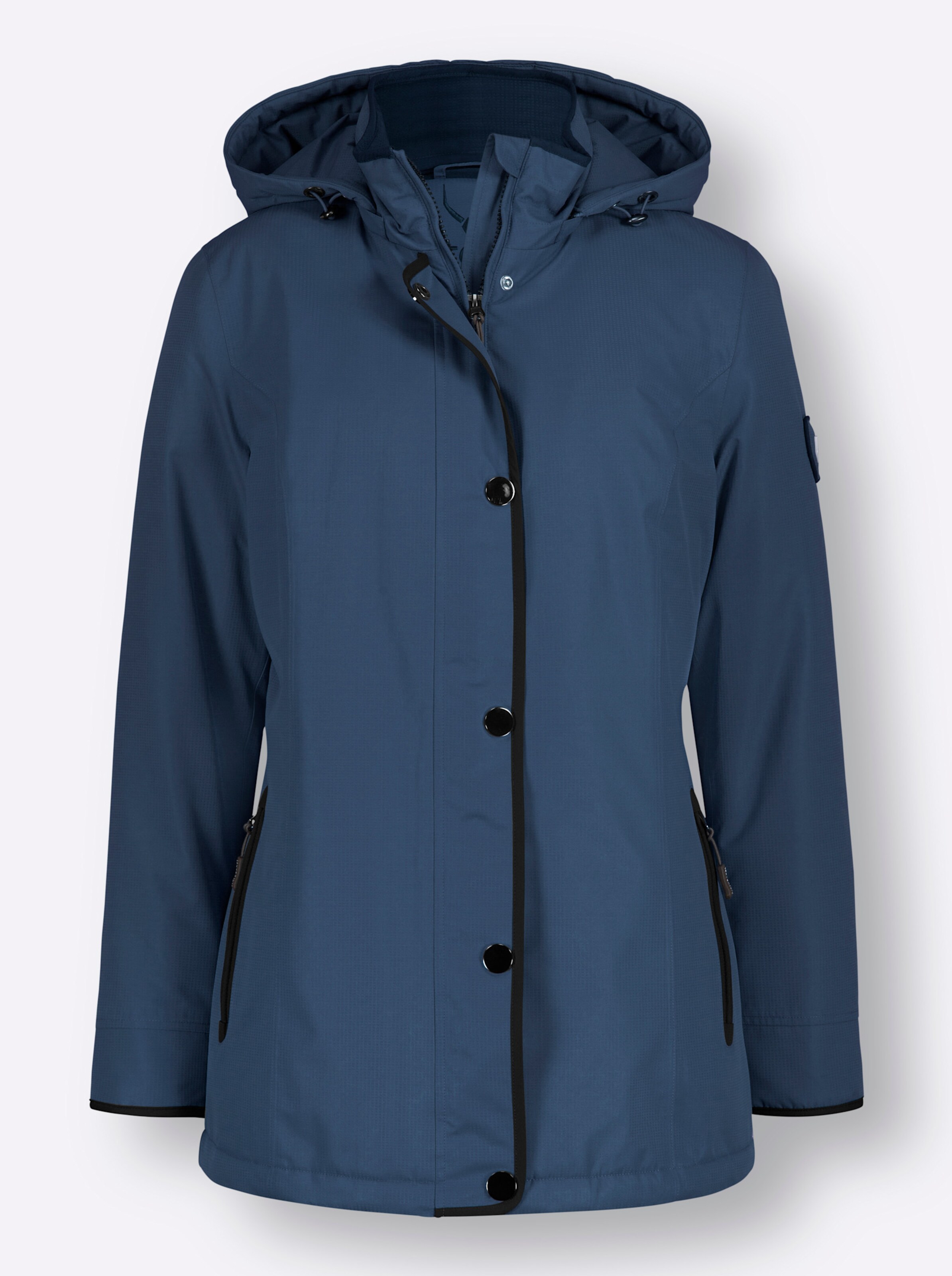 Jacke in jeansblau-marine