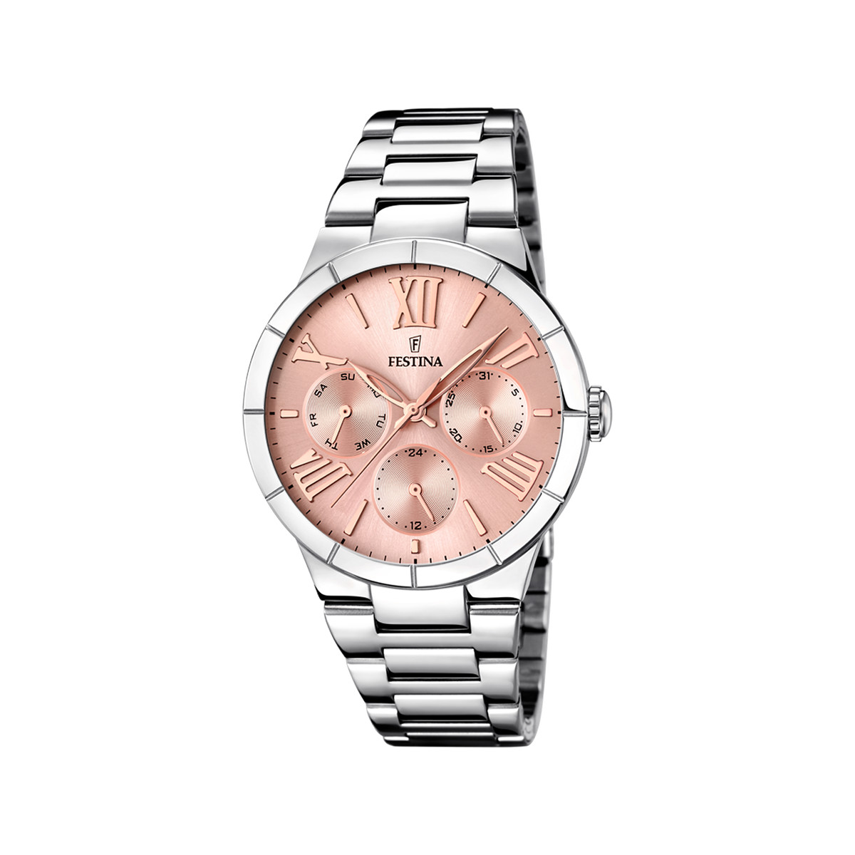Montre FESTINA Boyfriend femme bracelet acier