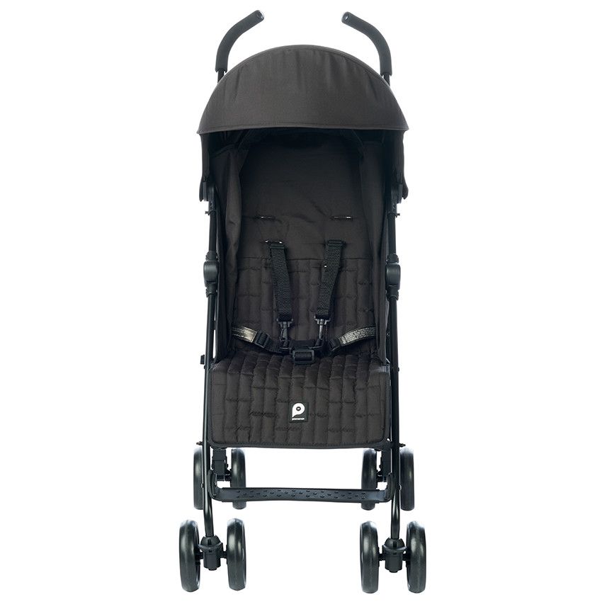 Poussette canne inclinable AVA - Noir - Ecru