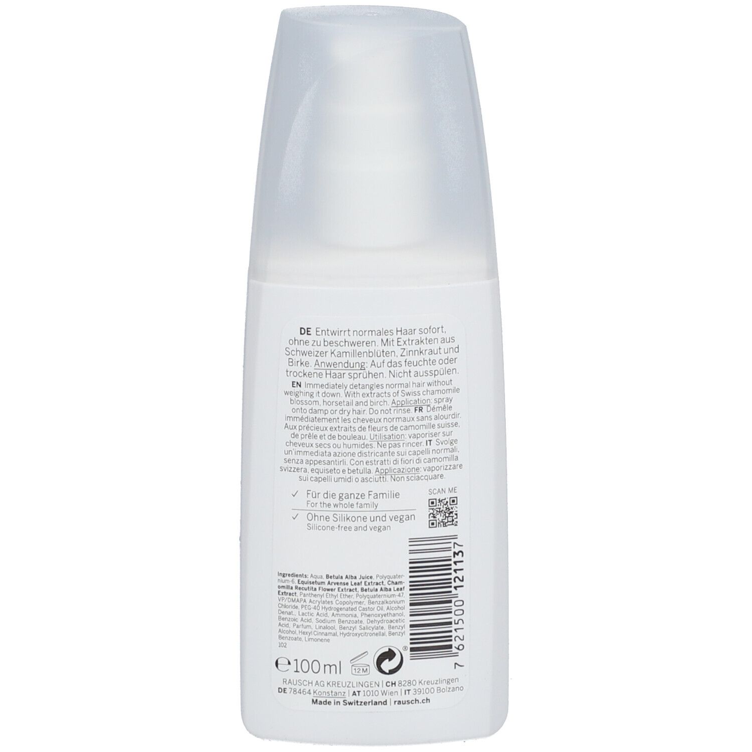 RAUSCH Entwirr-Spray mit Schweizer Kräutern