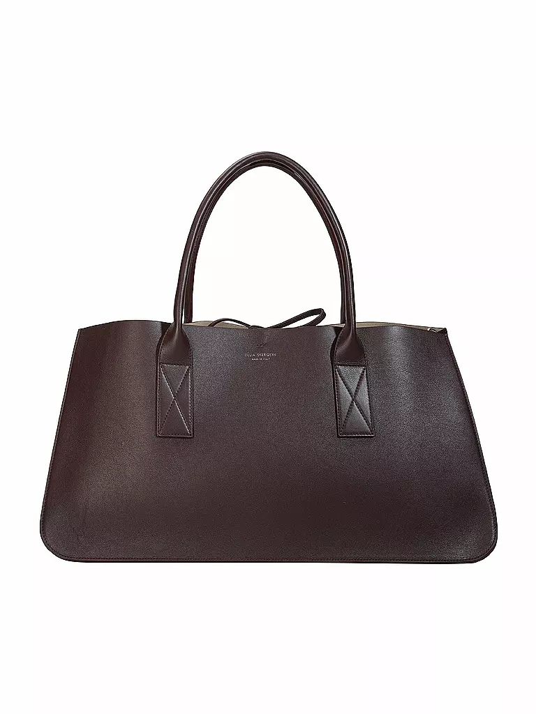 JULIA SKERGETH Ledertasche - Shopper Large dunkelrot
