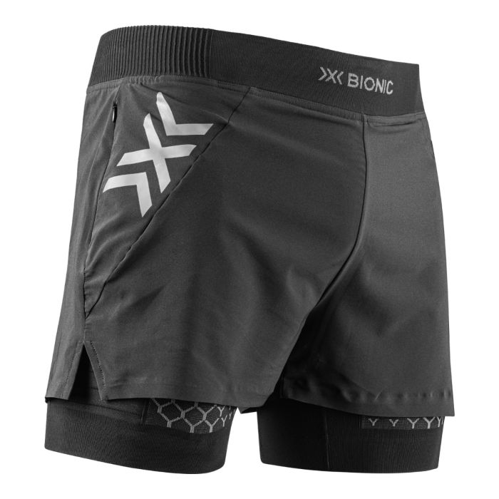 X-Bionic Herre Shorts Twyce Race 2in1 Shorts Sort