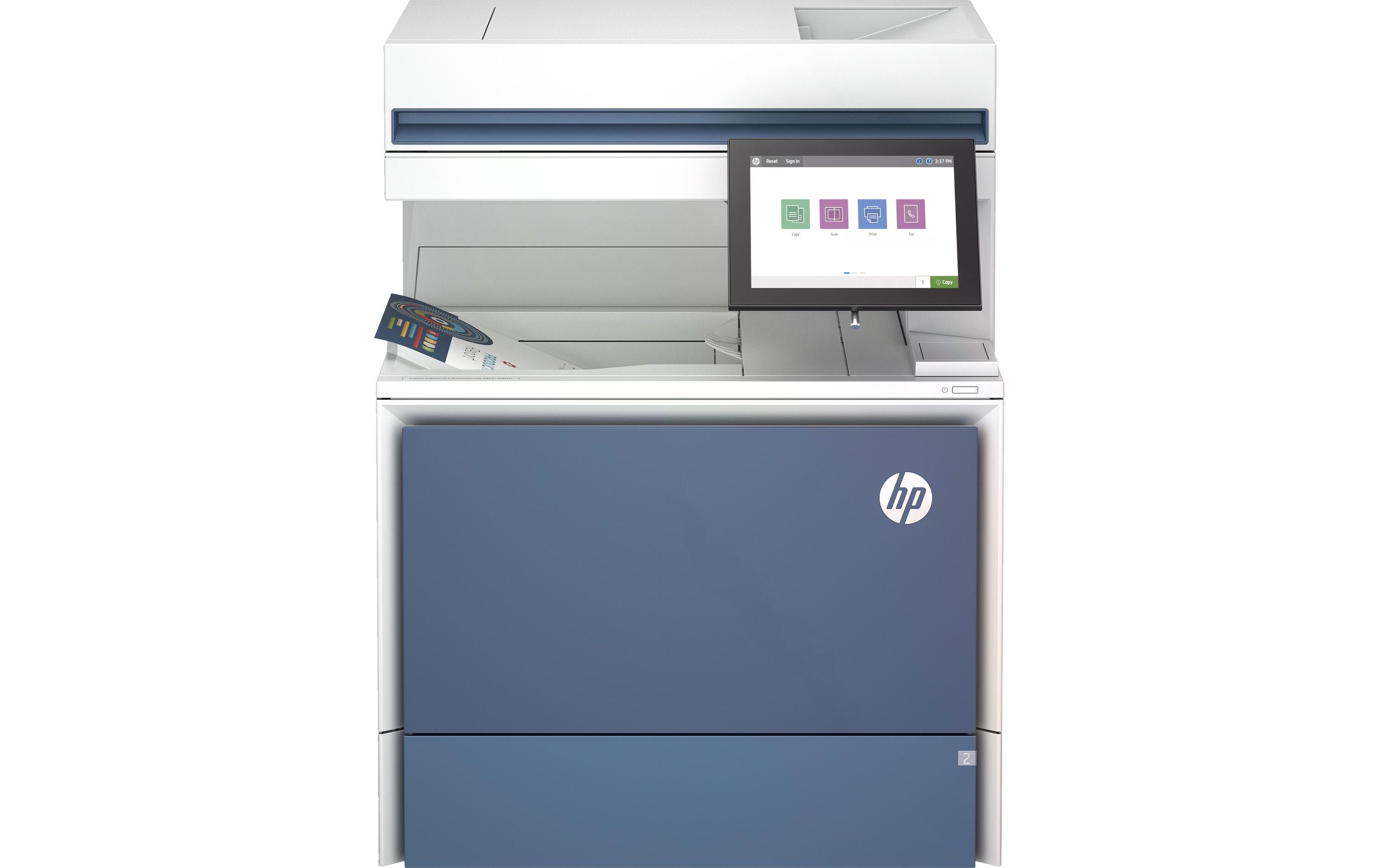 Multifunktionsdrucker Color LaserJet Enterprise 6800dn<br>Etagen-Drucker für viele Formate, mit hoher Geschwindigkeit und vielen Zusatzfunktionen
