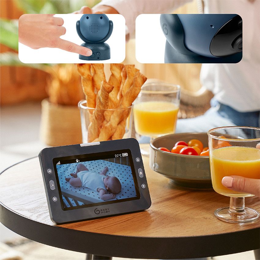 Babyphone vidéo Yoo Master Plus 360° - Ecru