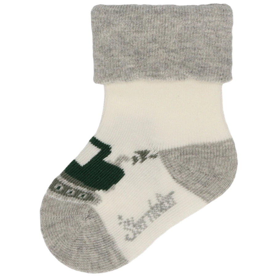 Sterntaler Baby-Socken 3er-Pack Bagger hellgrau mel.