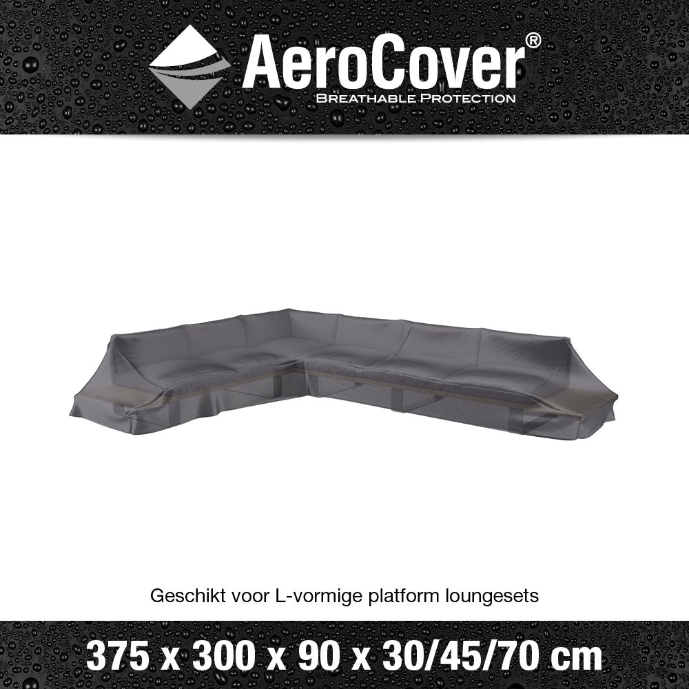Platinum Outdoorable loungesethoes links AeroCover 375 x 300 x 70 cm