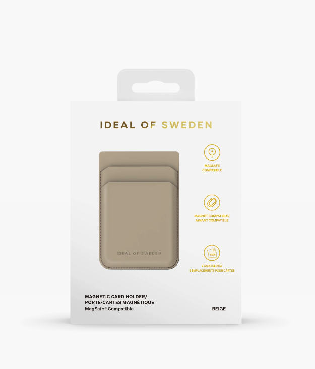 Magnetische MagSafe Wallet Kreditkarten Halterung (IDMCHMS-128) - Beige
