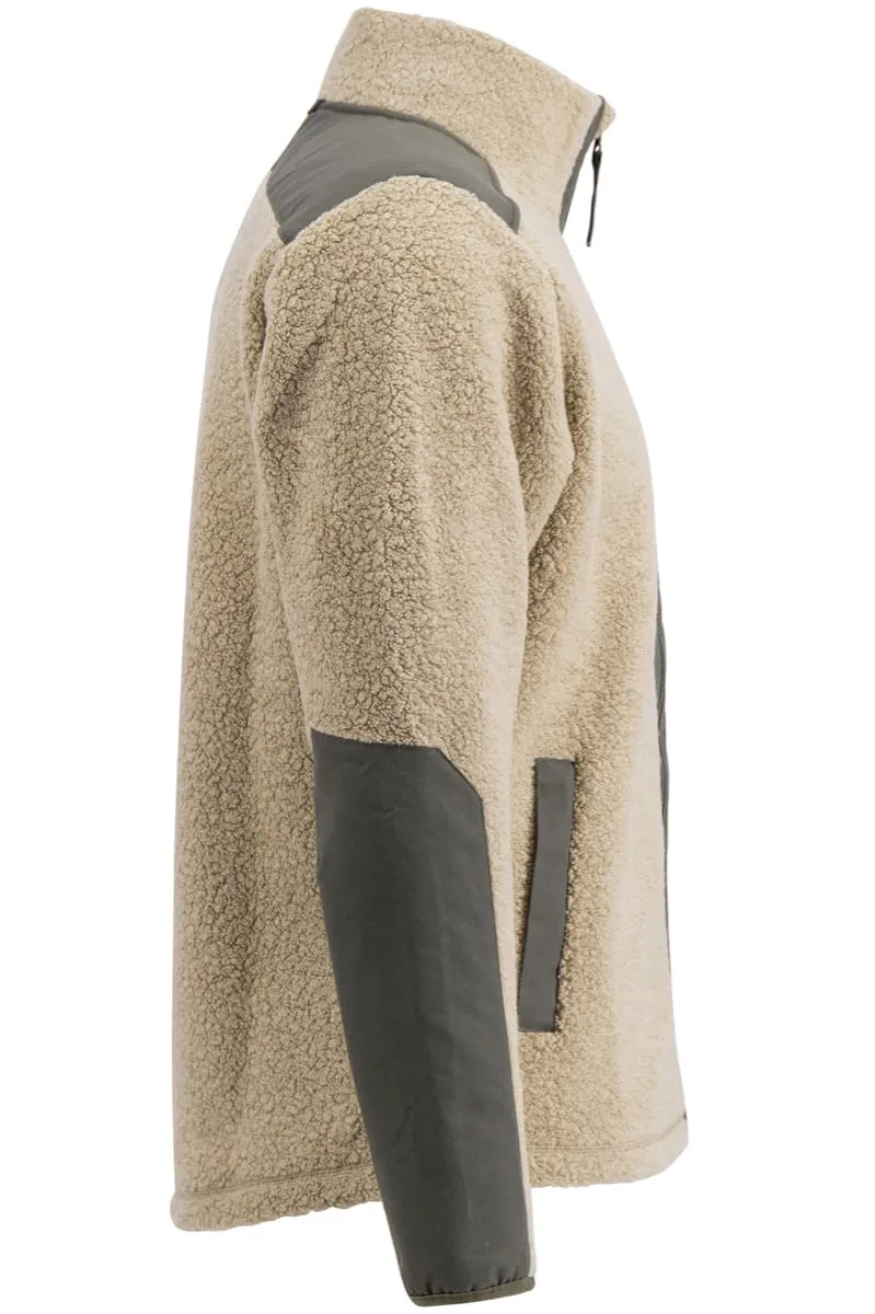 Lundhags Saruk Wool Pile Mid Full Zip M Sand