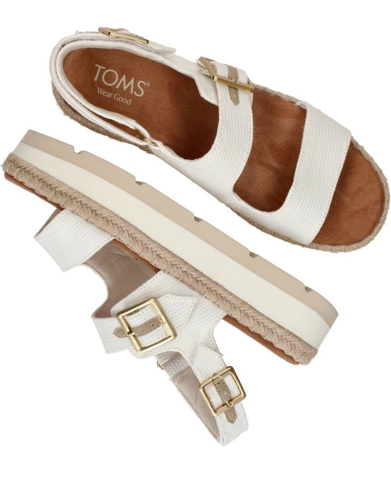 Toms Giana Sandalen Wit Dames