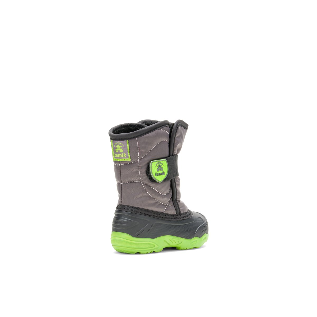 Facile à mettre-Snowbug5-ib-Bottes d'hiver - Semelle tracteur - Charbon