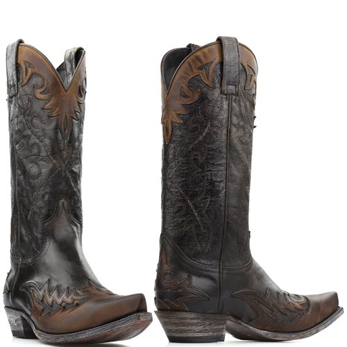 Sendra heren cowboylaars 9669 Flota Tang Borr. Marron bruin