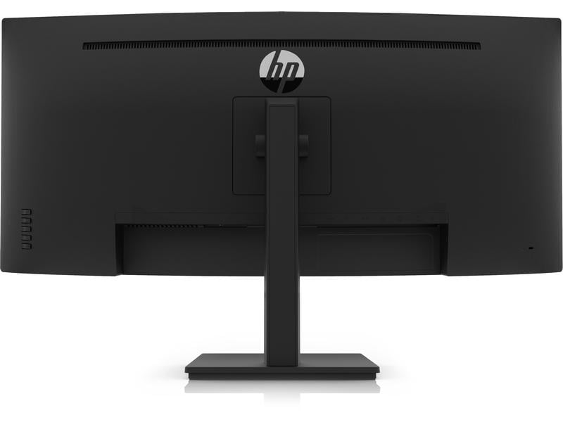HP Monitor P34hc G4 21Y56AA Gekrümmter 34-Zoll-Bildschirm mit QHD-Auflösung, eingebauten Lautsprechern sowie USB-Hub und USB-C-Anschluss