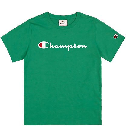 Champion T-Shirt - Grün m. Logo
