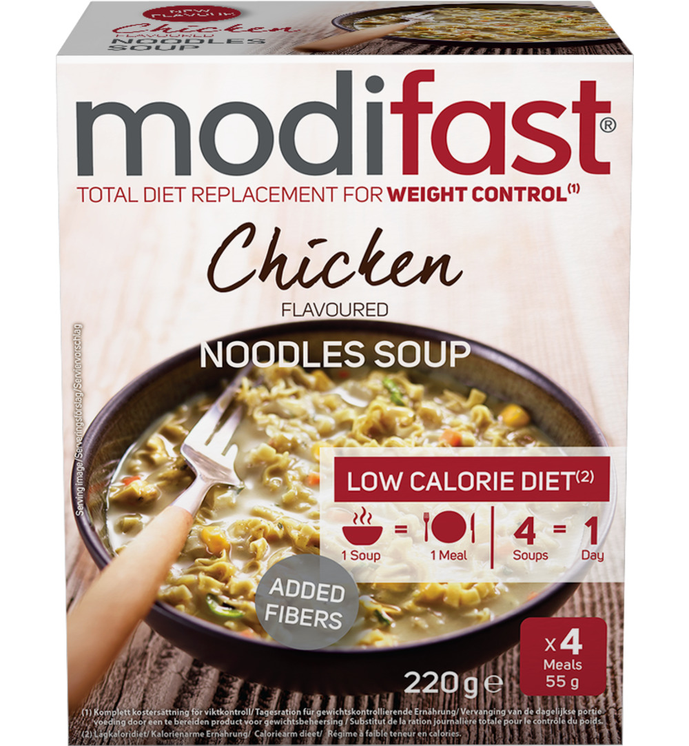 Modifast Intensive Chicken Noodles Soup (4 X 55 gr)