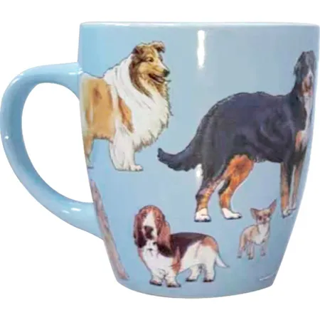 Die Spiegelburg Porzellan-Tasse Hunde - I love cats & dogs