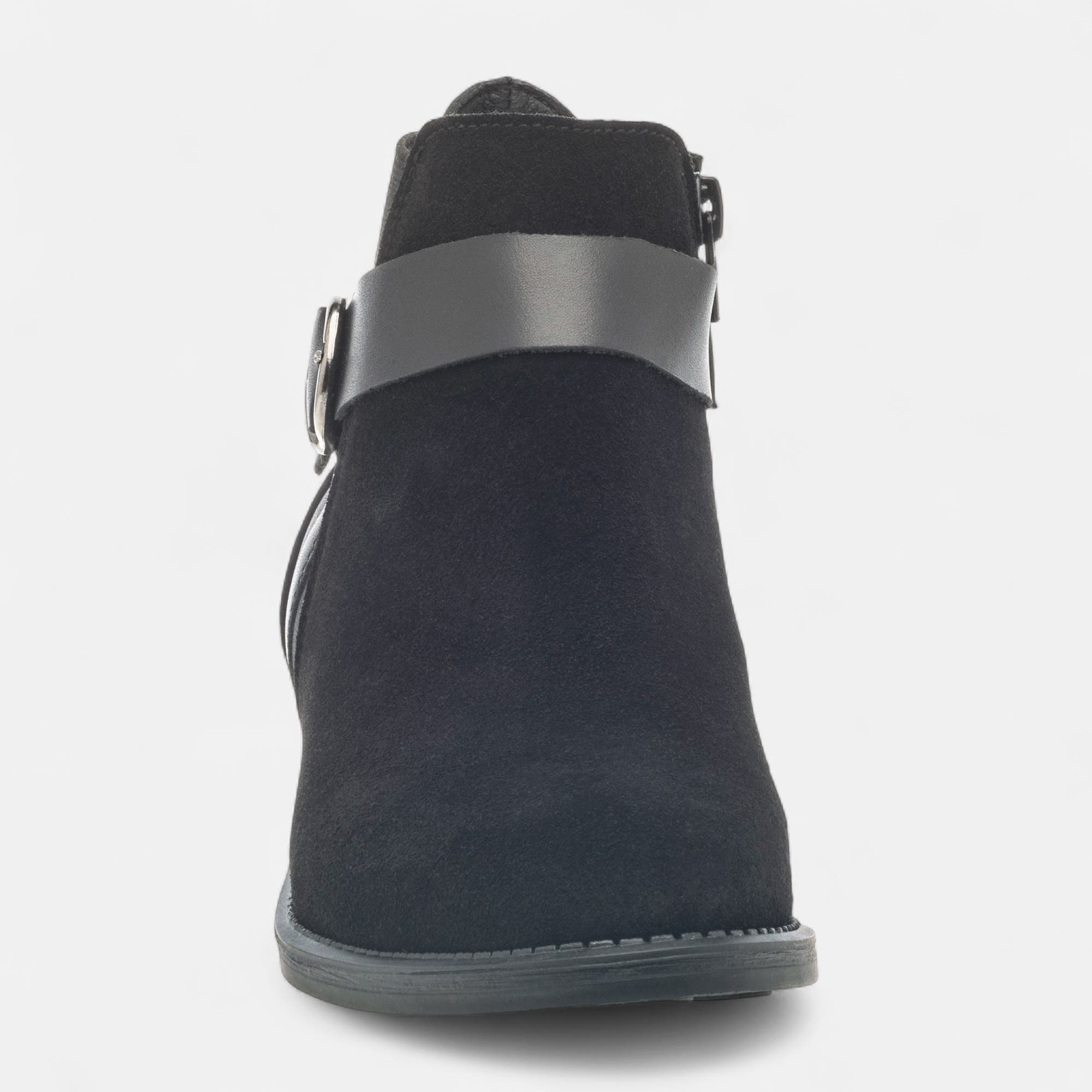 Bottines Femme en cuir noir