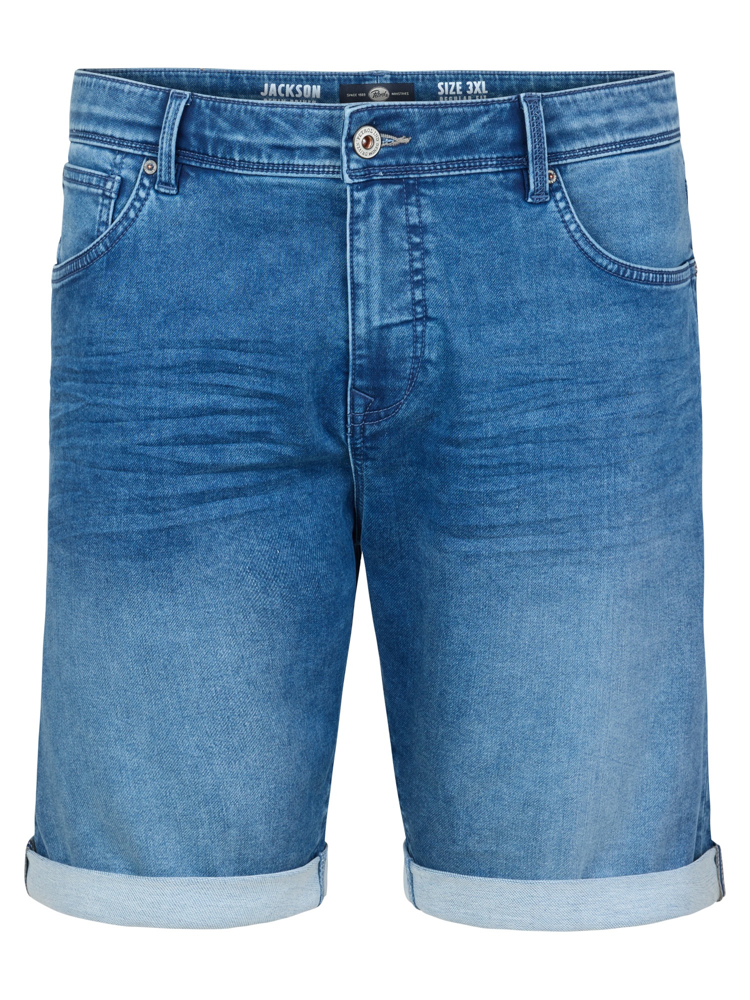 Petrol Industries Jeansshorts Sommerhose mit Aufschlag