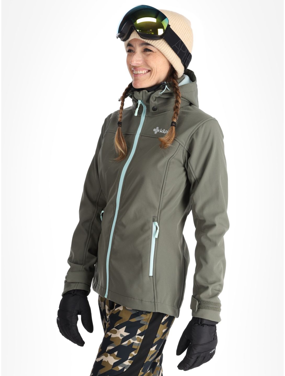 Ravia softshell ski-jas dames