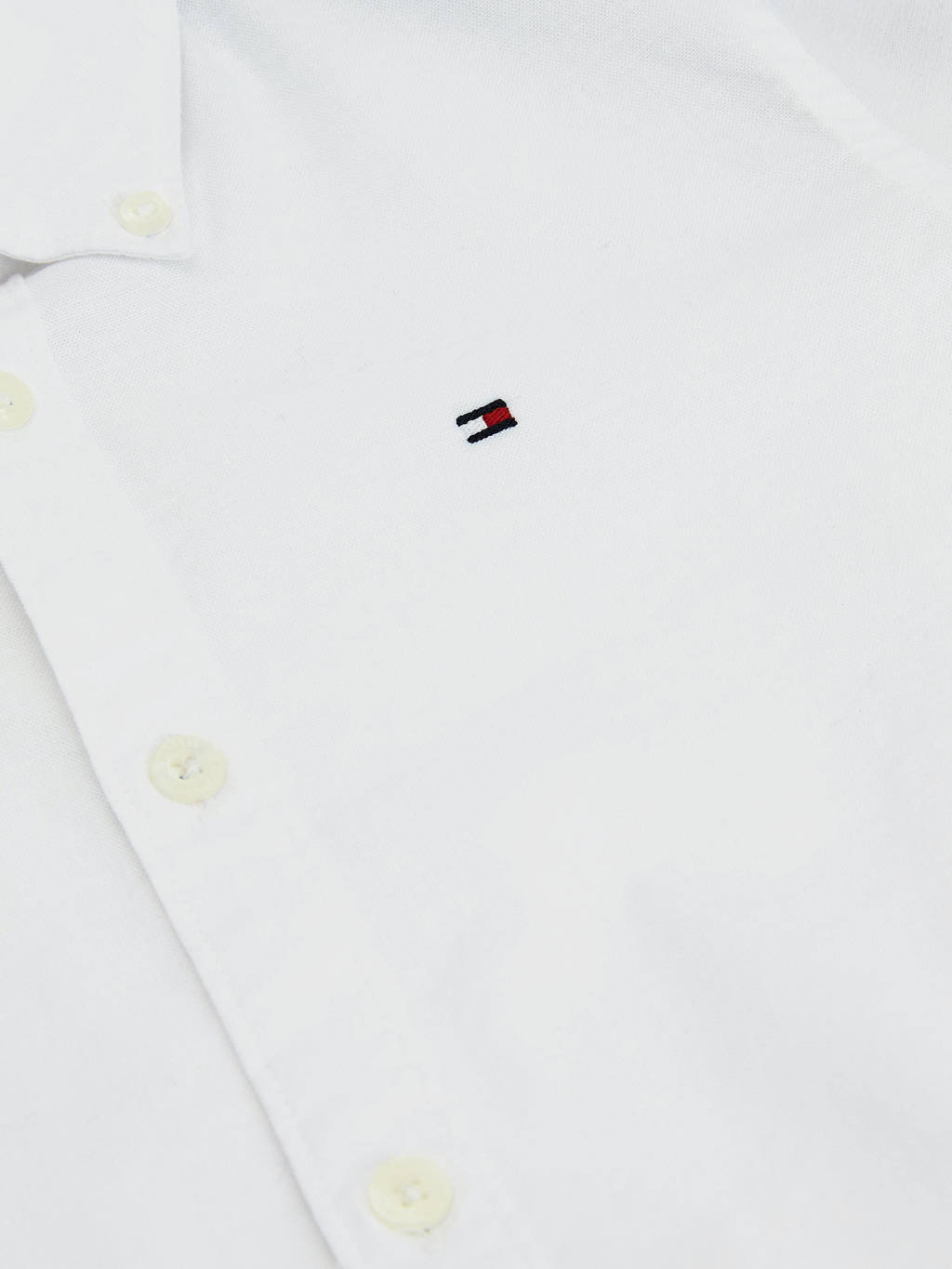 Tommy Hilfiger overhemd met logo wit