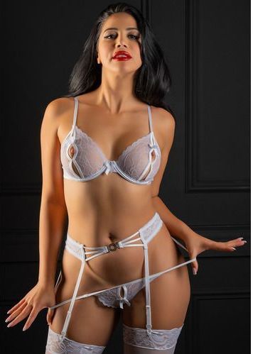 Daring Intimates - Be Mine - BH en Slip Set - Wit