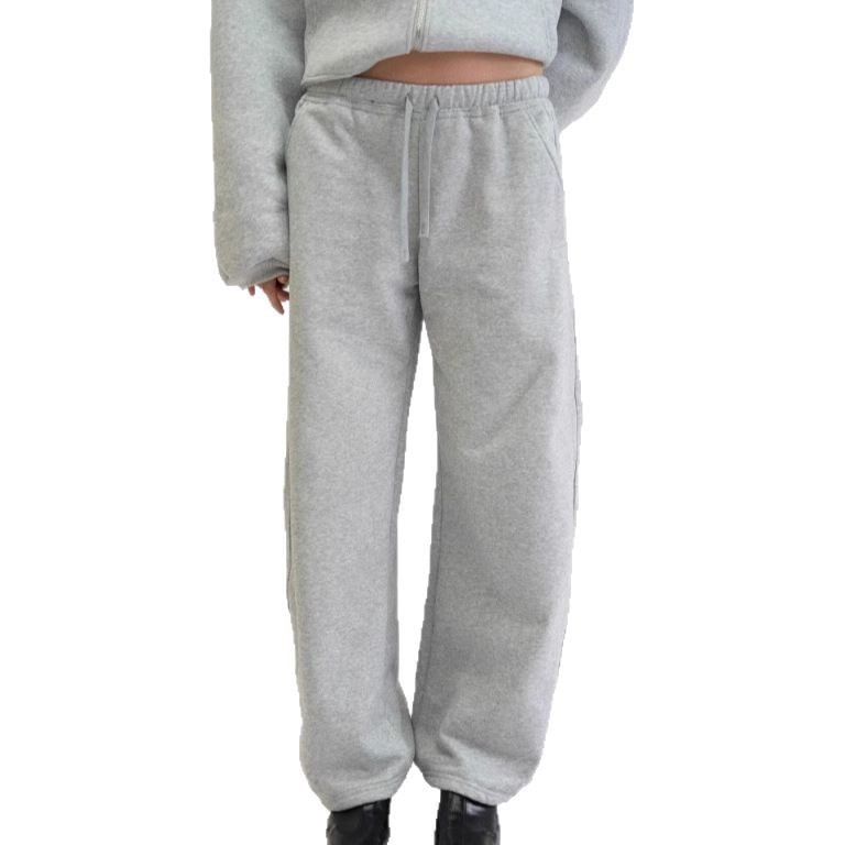 Omozando - Effen joggingbroek met trekkoord in de taille