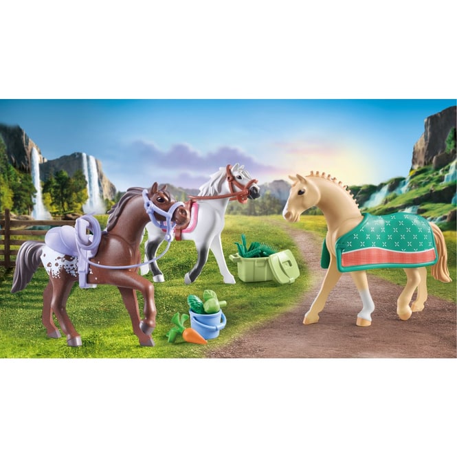 Playmobil® 71356 - 3 Pferde: Morgan, Quarter Horse & Shagya Araber - Playmobil® Horses of Waterfall