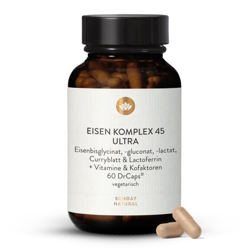 Sunday Natural Products  Eisen KomplexUltra 45 mg
