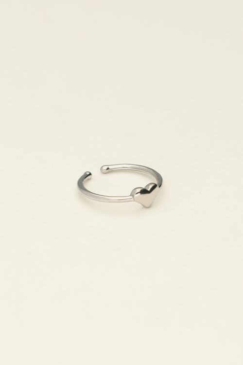 Pink ring met hartje