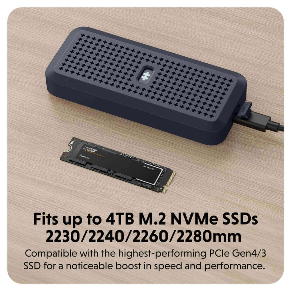 Hyper - HyperDrive - EcoSmart USB4 SSD Kabinet