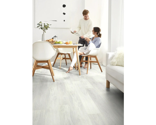 Vinylvloer Glacial Oak landelijke plank klikverbinding 1220 x 185 x 10,5 mm