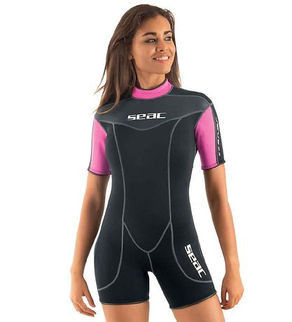 Seac V?ddragt - Sense Shorty Lady 2,5 mm - Sort/Pink
