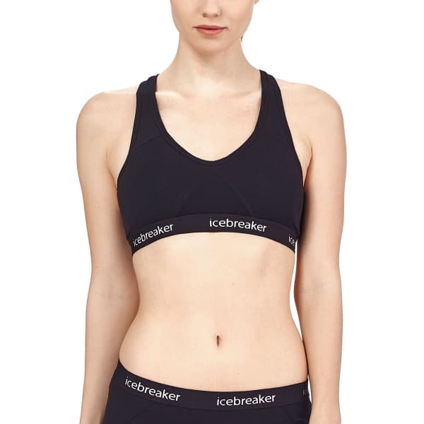 Brassière running ICEBREAKER WMNS SPRITE RACERBACK BRA BLACK