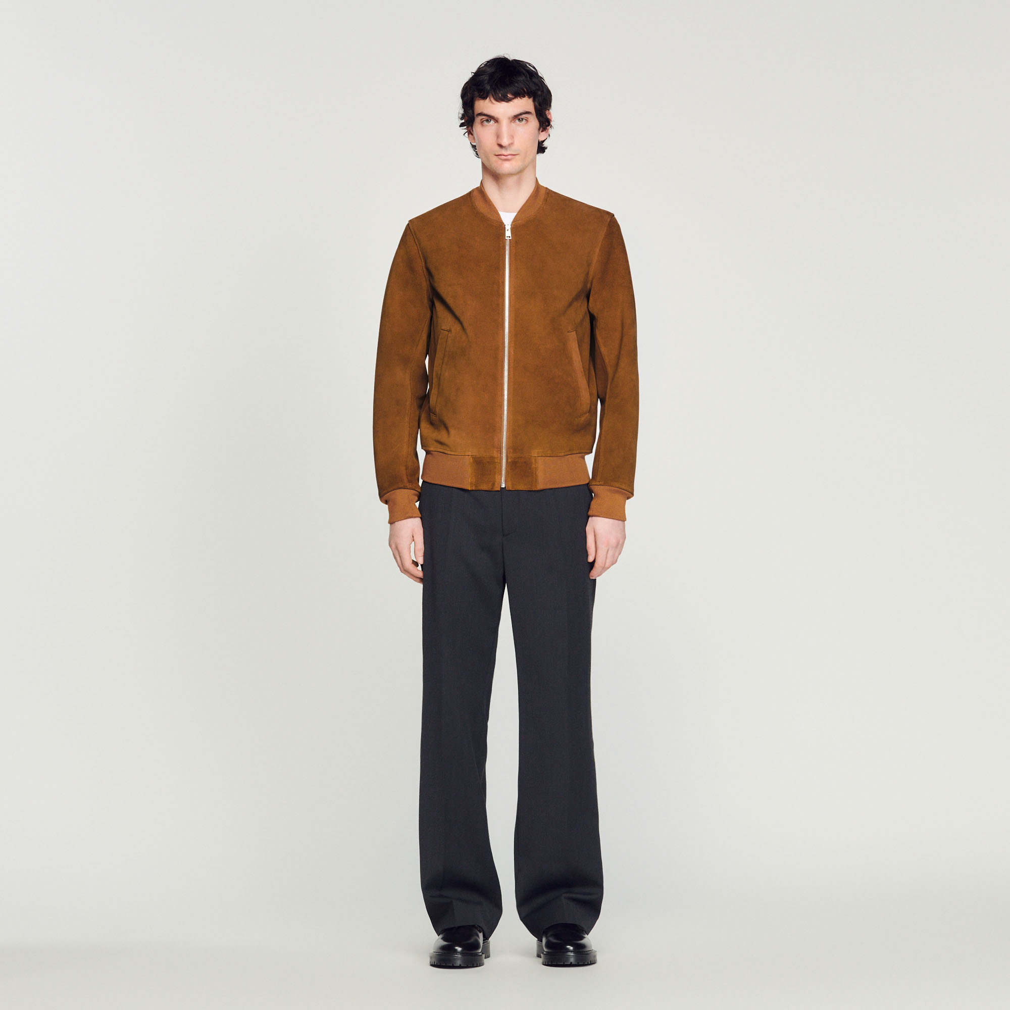 Blouson en cuir d'une tannerie certifiee