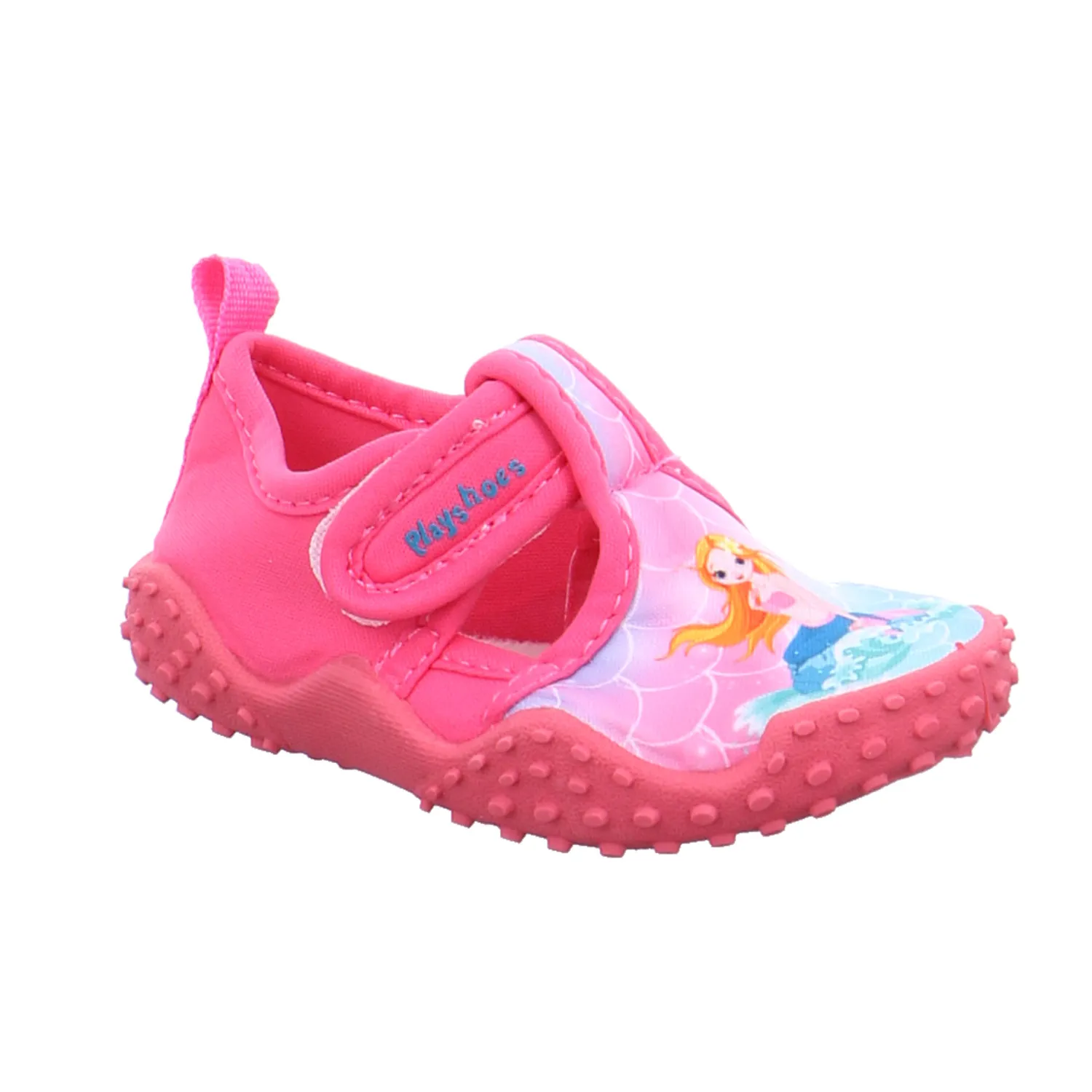 PLAYSHOES Kleinkinder-Sandale wasserfest Pink Textil  Badeschuh