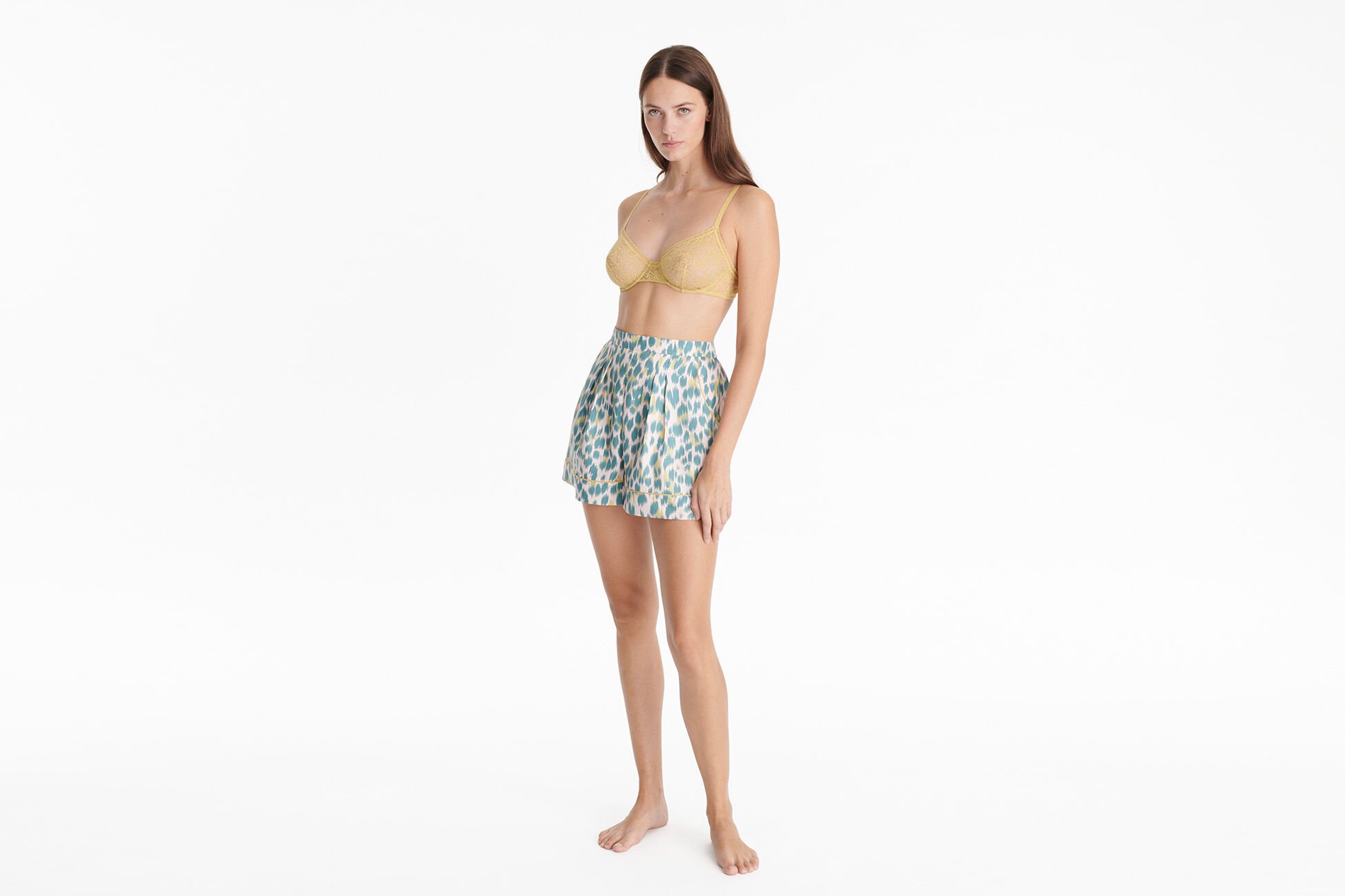Palmeraie Short FAUVE TRANSLUCIDE