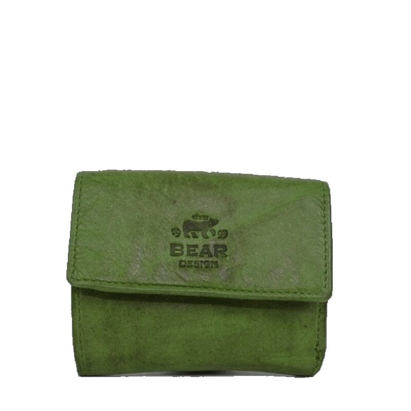 Bear Design Kleine Portemonnee Jolie Groen