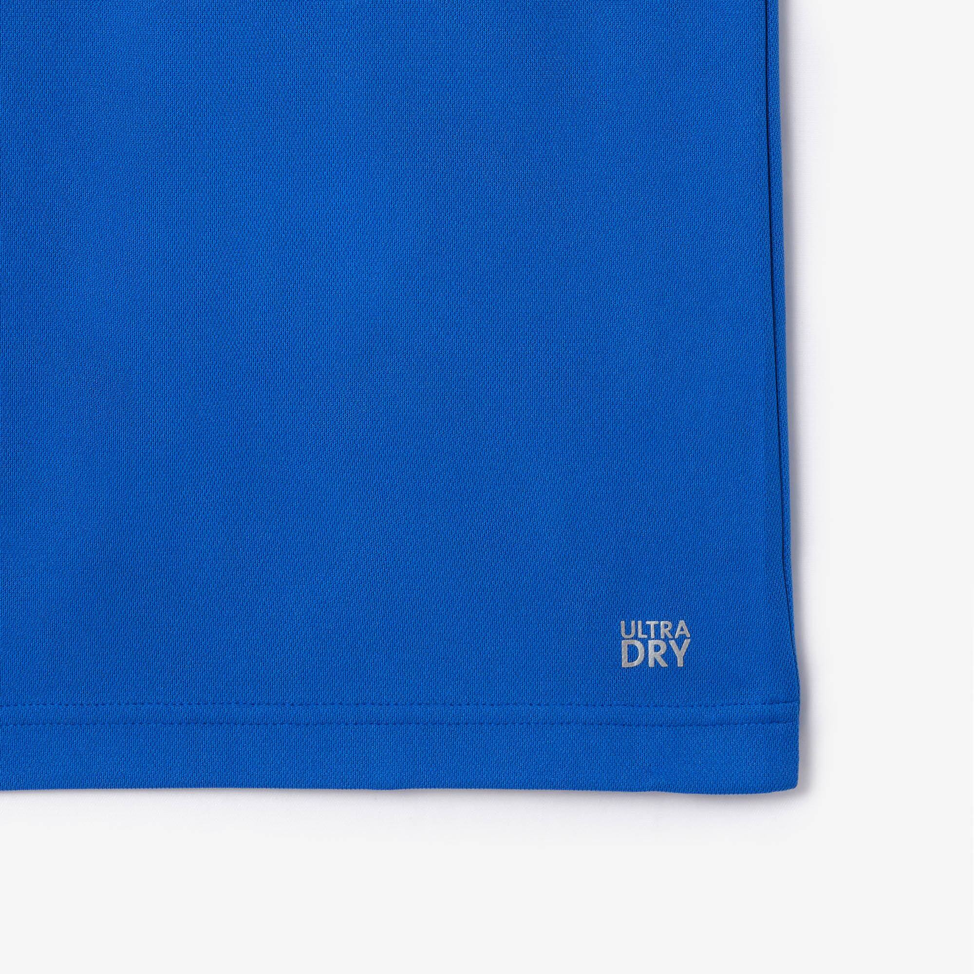 Ultra-Dry Piqué Tennis T-Shirt T-Shirts - Blau - Lacoste - Herren