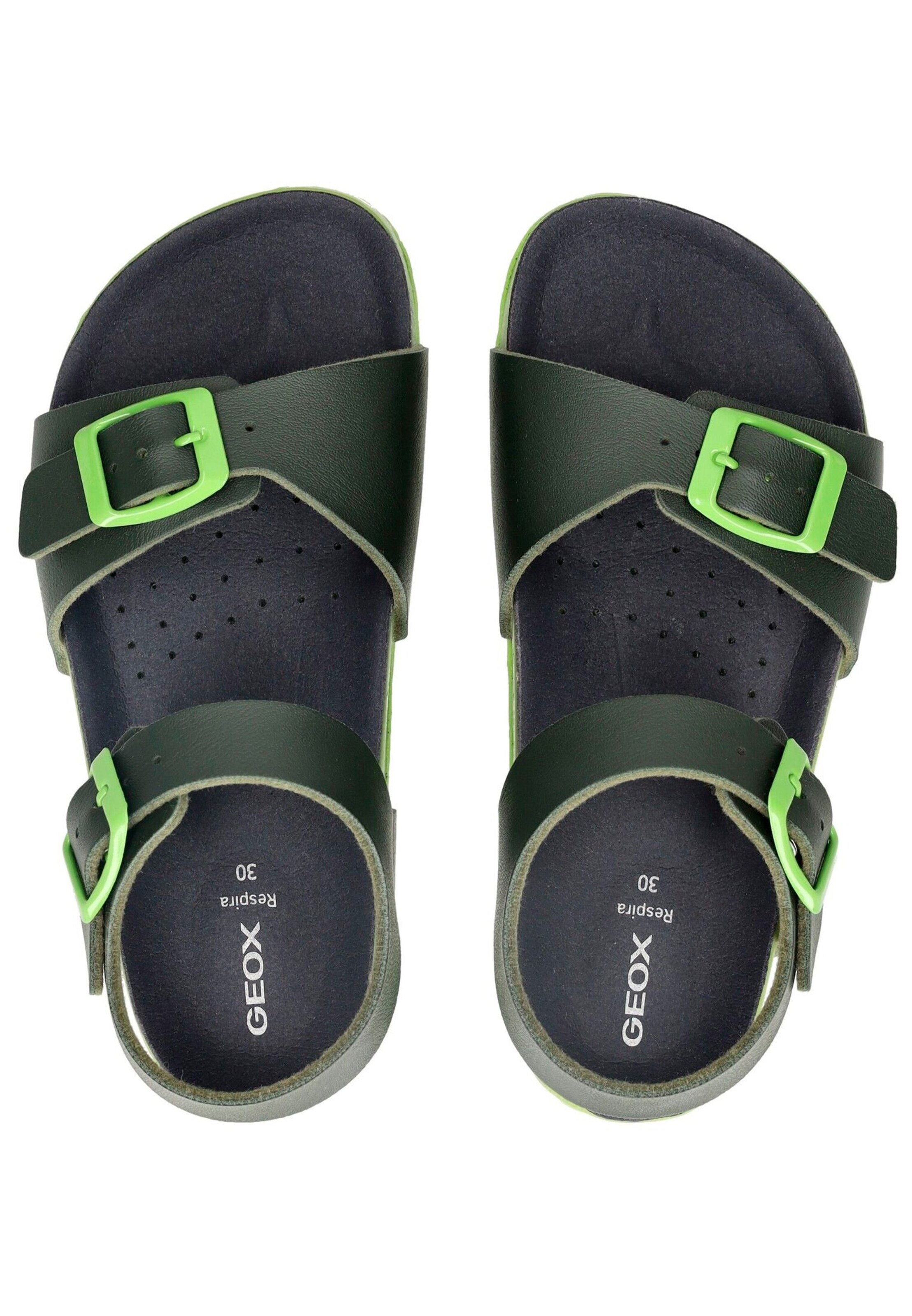 Sandalen Grün/Gelb