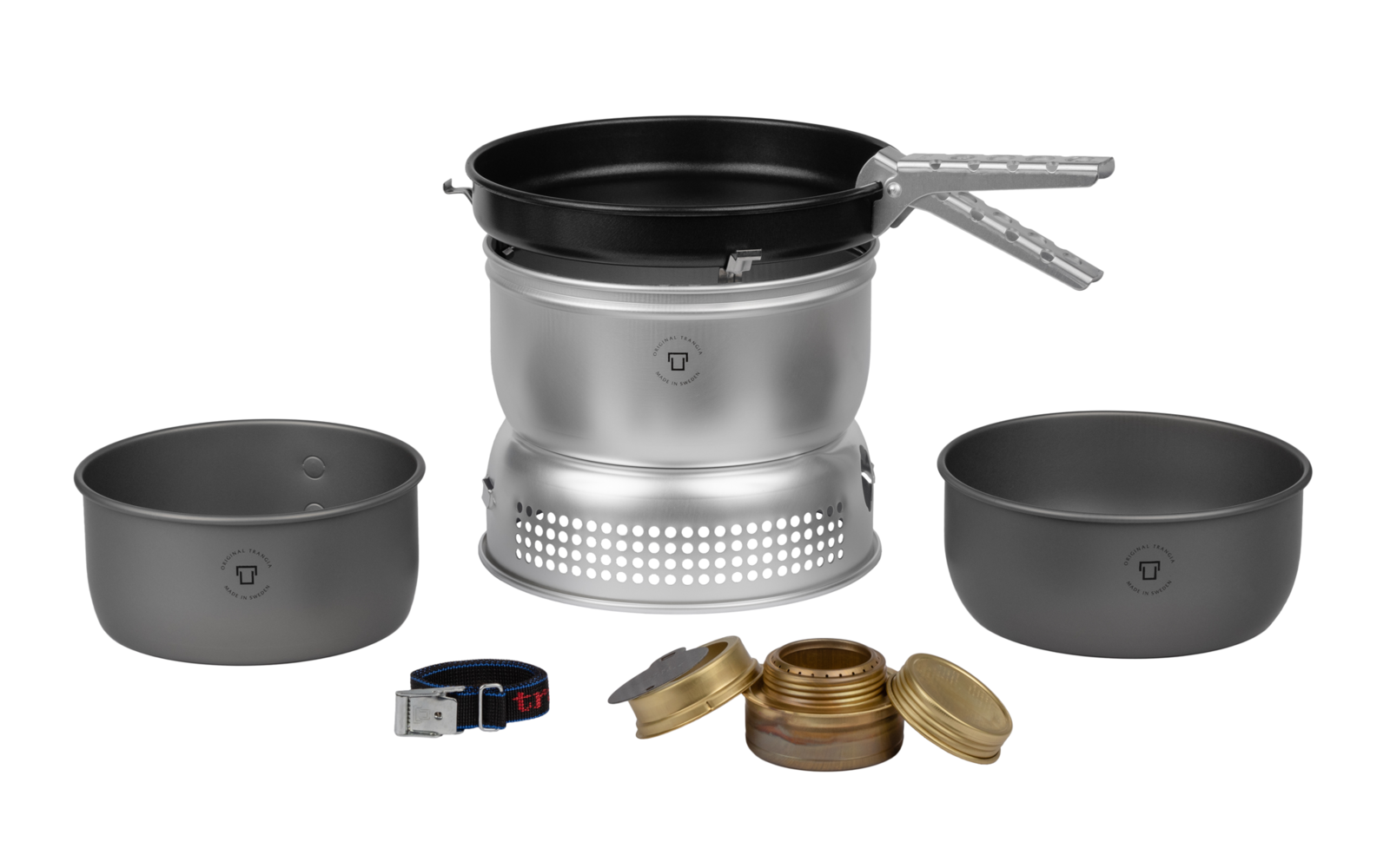 Trangia Trangiakök 25 -1 UL Campingkochset 3- teilig mit Spiritusbrenner Set 1