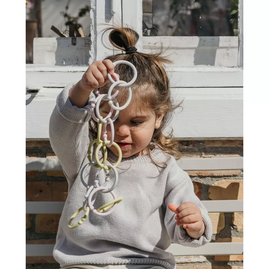 BIBS® Loops BlushWoodchuckIvory 12 Stück