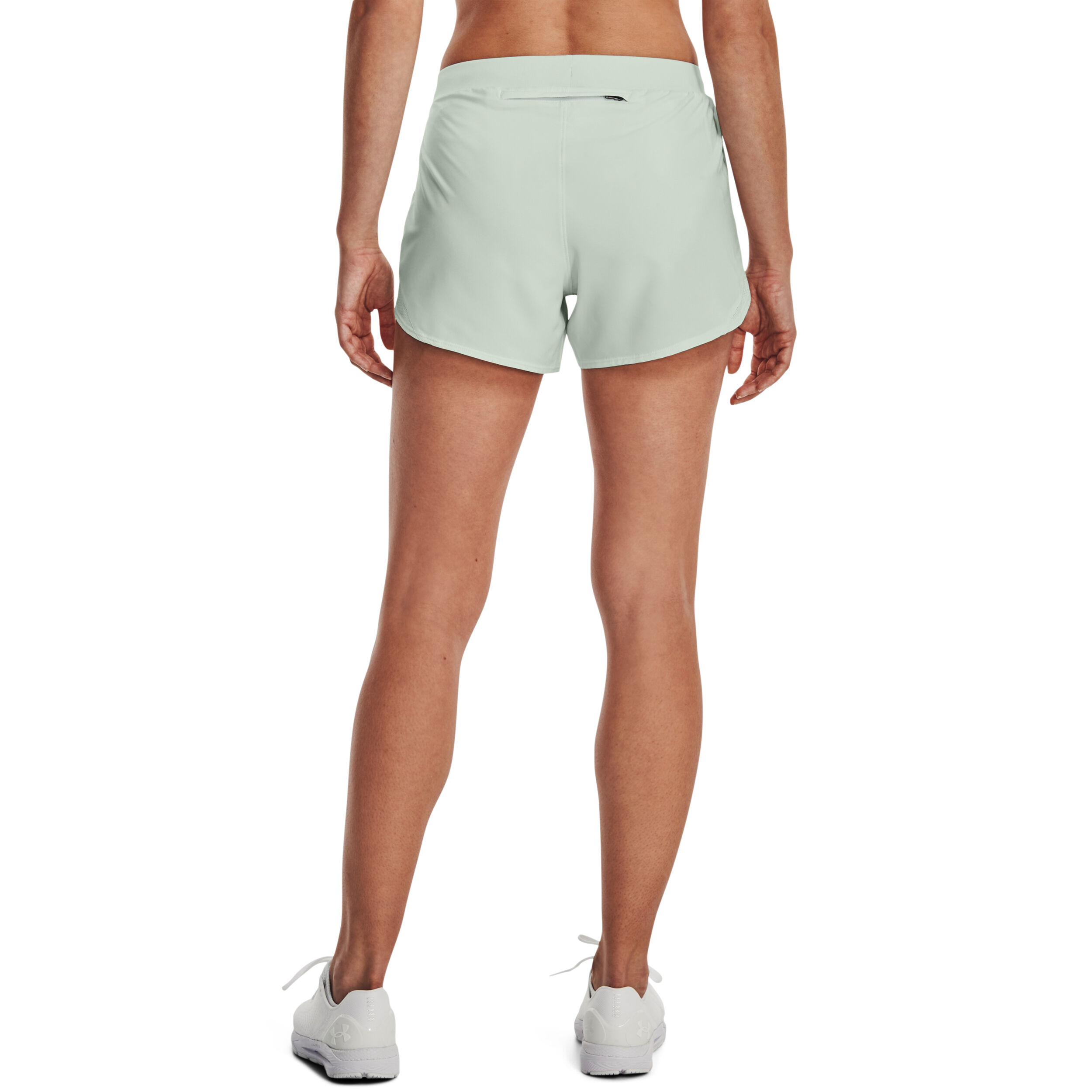 Under Armour Fly-By Elite 3in Shorts Femmes - Vert , Orange
