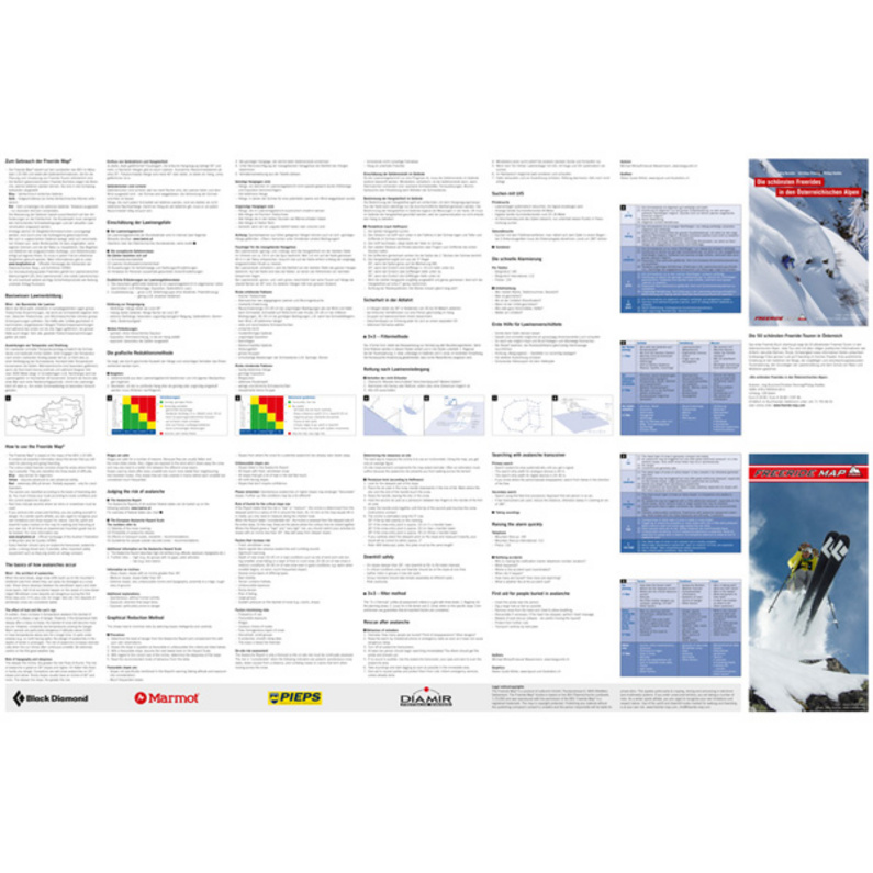 Freeride Map Samnaun/Ischgl - Ski