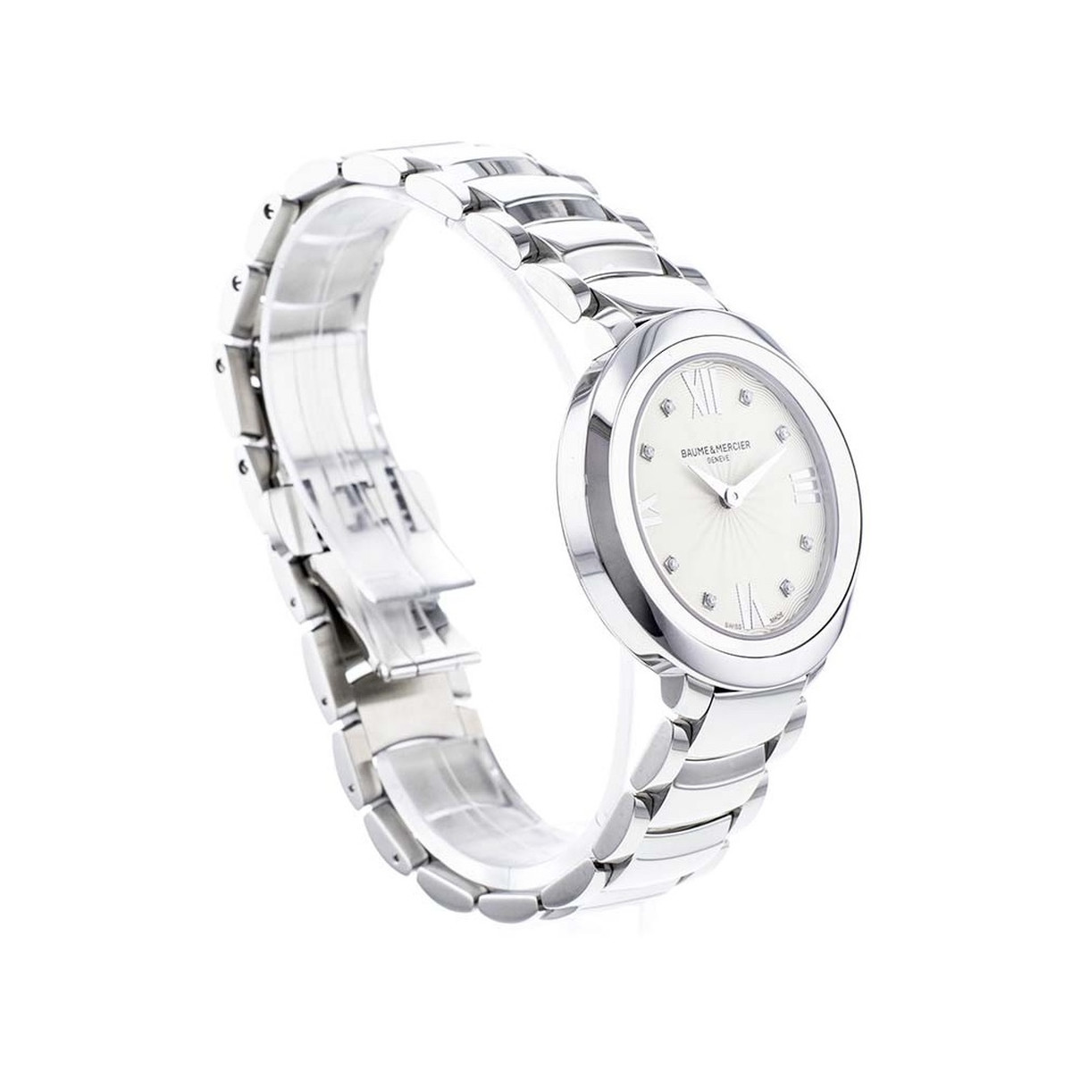 Montre d'occasion Baume et Mercier Promesse femme acier
