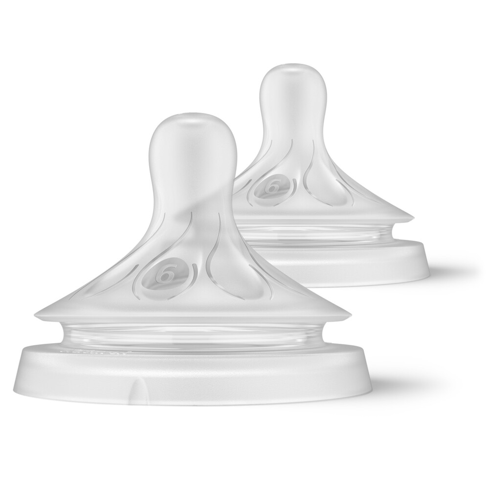 Philips Avent Flesspeen Natural Response Flow 6 Papspeen2 stuks