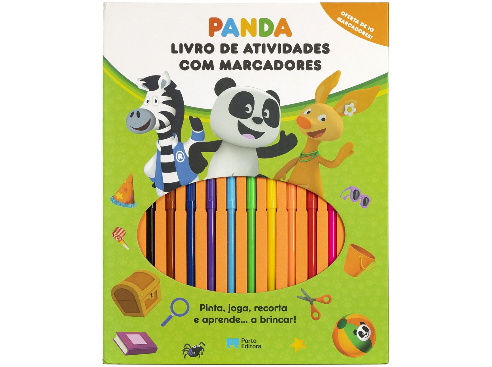 LIVRO CANAL PANDA - LIVRO DE ATIVIDADES COM MARCADORES