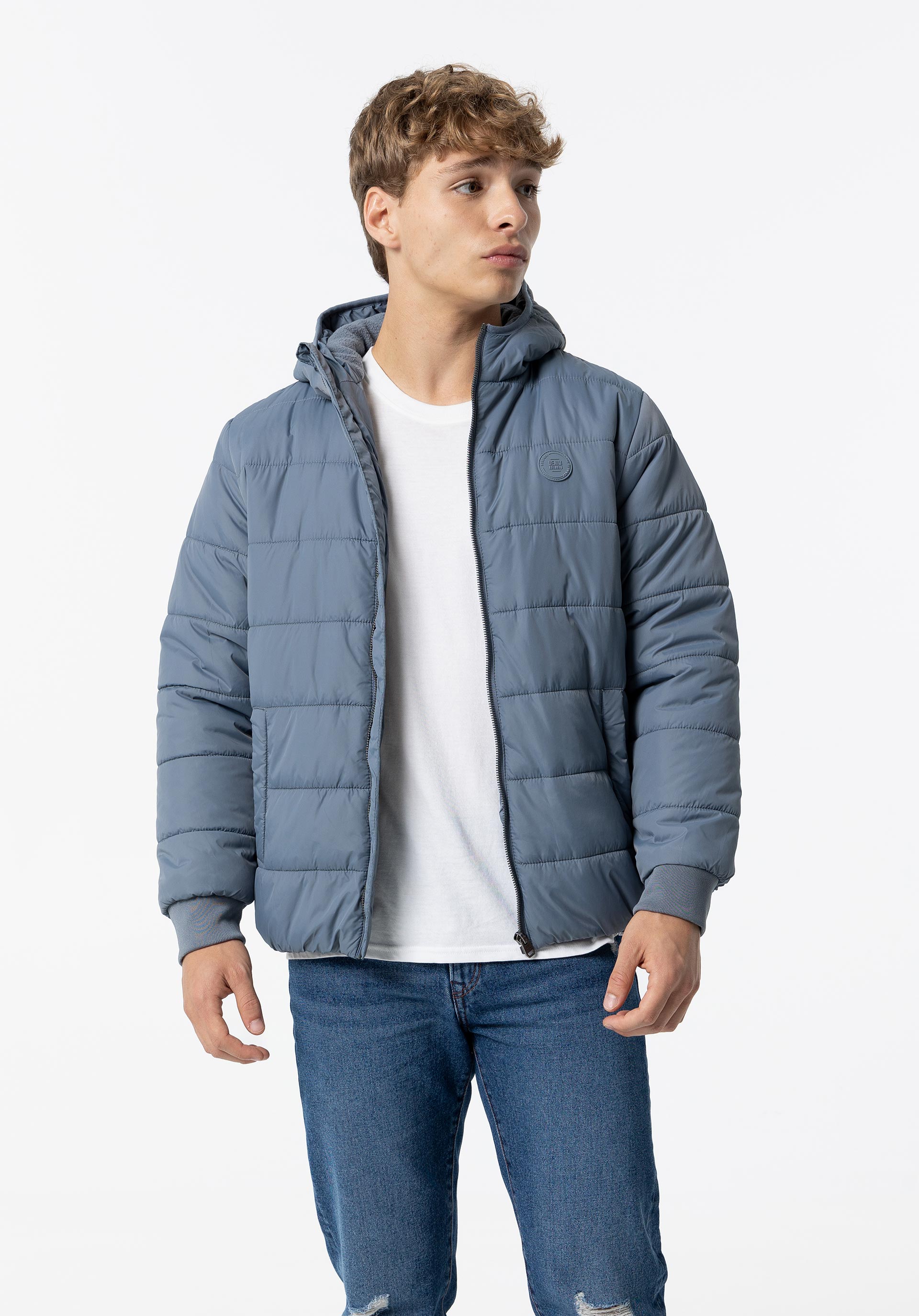 Casaco Acolchoado com Capuz Water Resistant